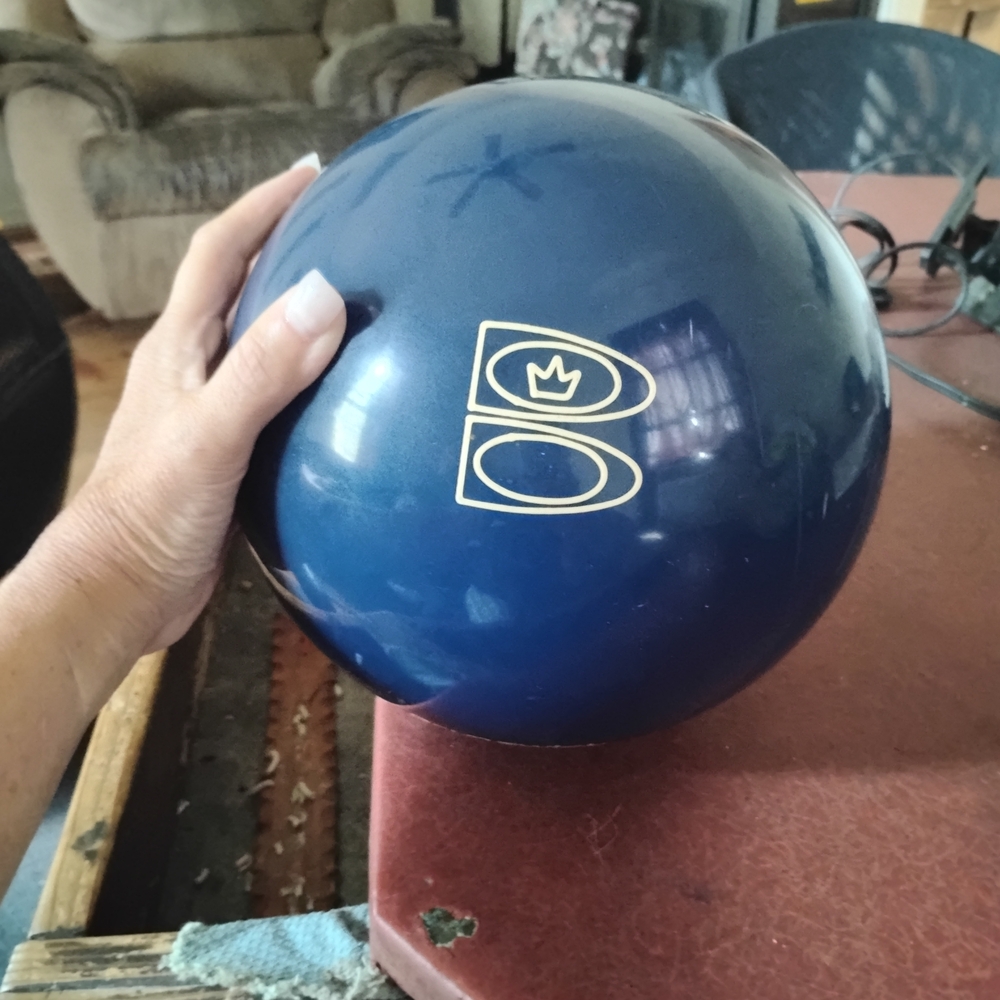 Blue Bowling Ball